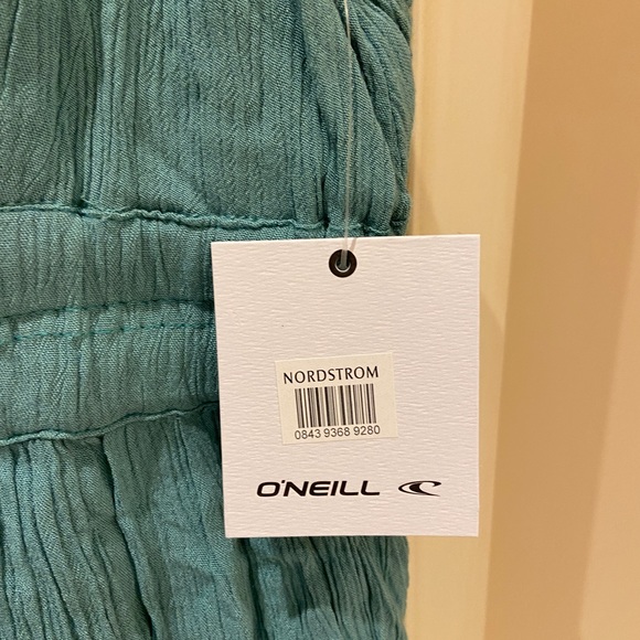 NWT O’Neill Kenzie solid blue mini adjustable straps flown beach dress sz medium - Picture 4 of 8